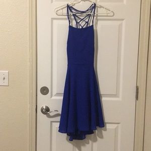 Lulu’s Blue Flowy Dress
